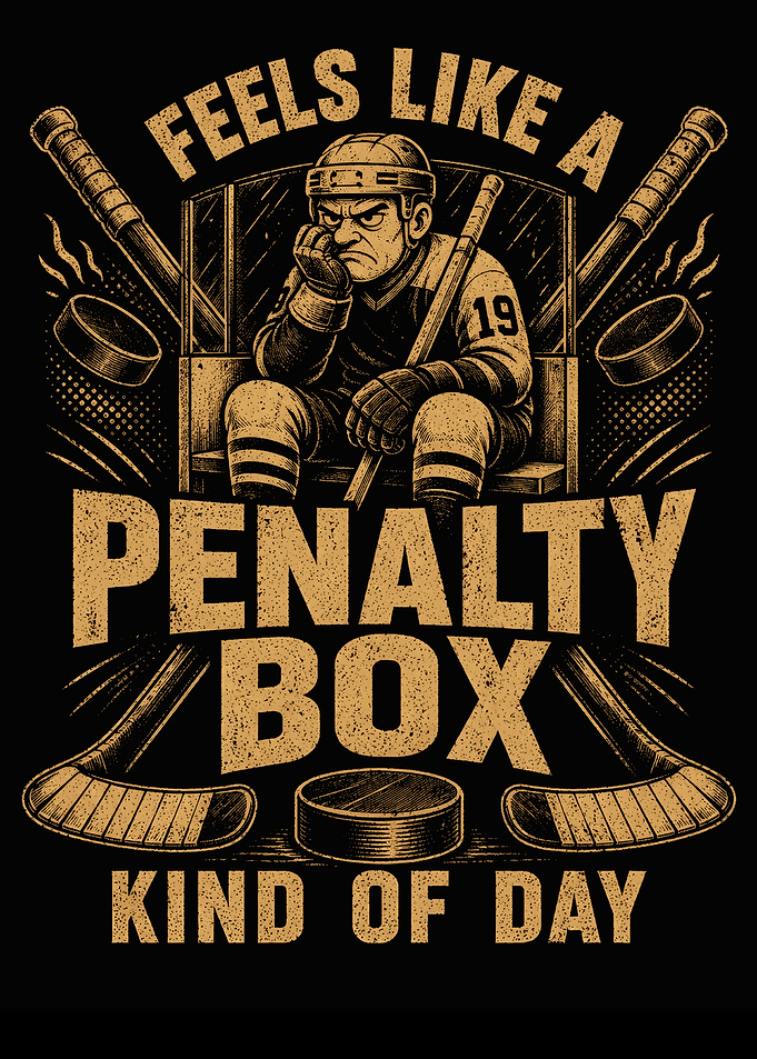 Hockey Player in Penalty Box