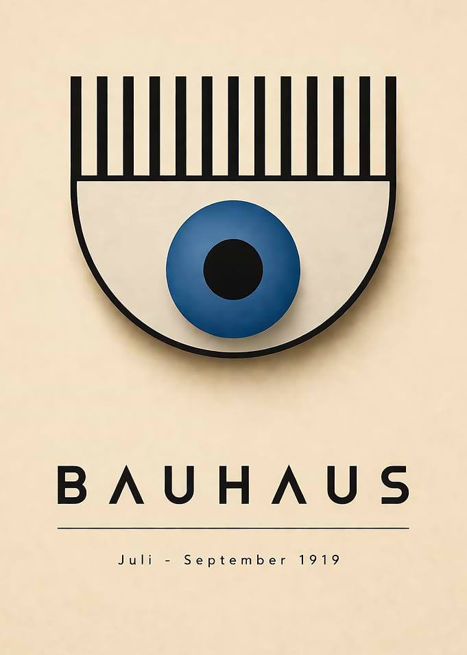 Bauhaus Eye Poster