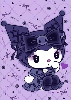 Kuromi in Gothic Lolita Dress