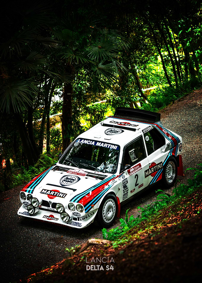 Lancia Delta S4 Rally Car