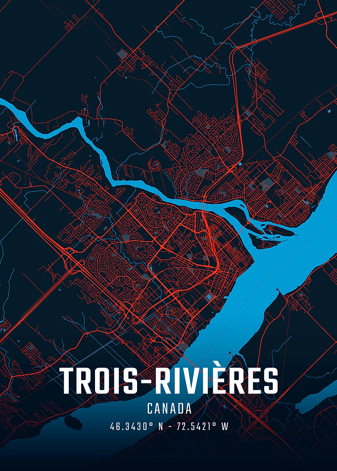 Trois-Rivières City Map