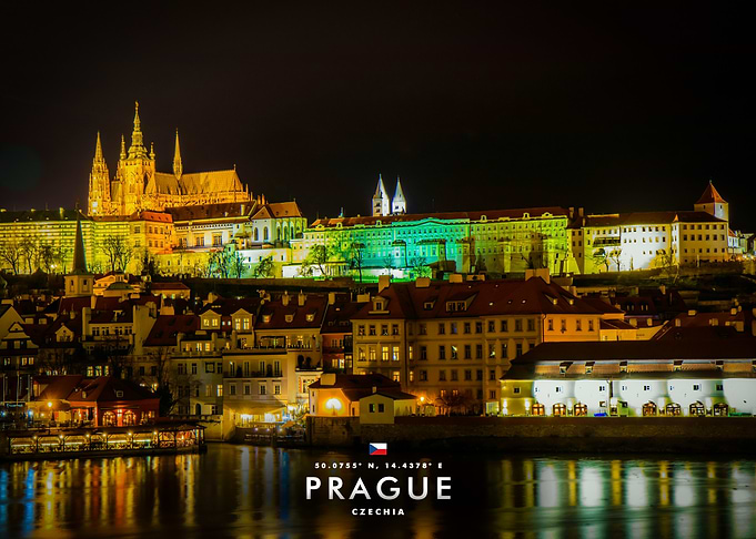 Prague Castle at Night