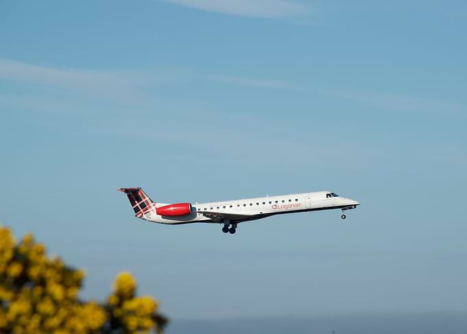 Loganair Plane Landing
