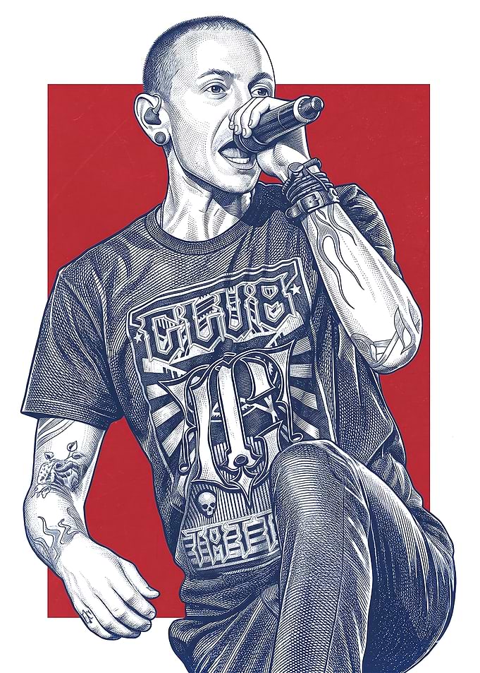 Chester Bennington Performing Live