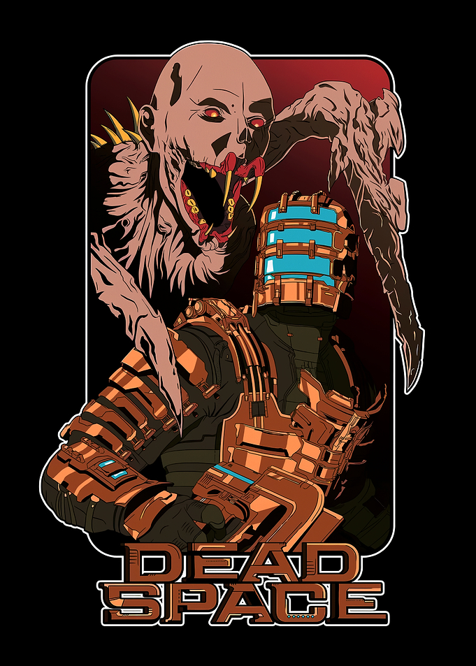 Dead Space Necromorph and Engineer