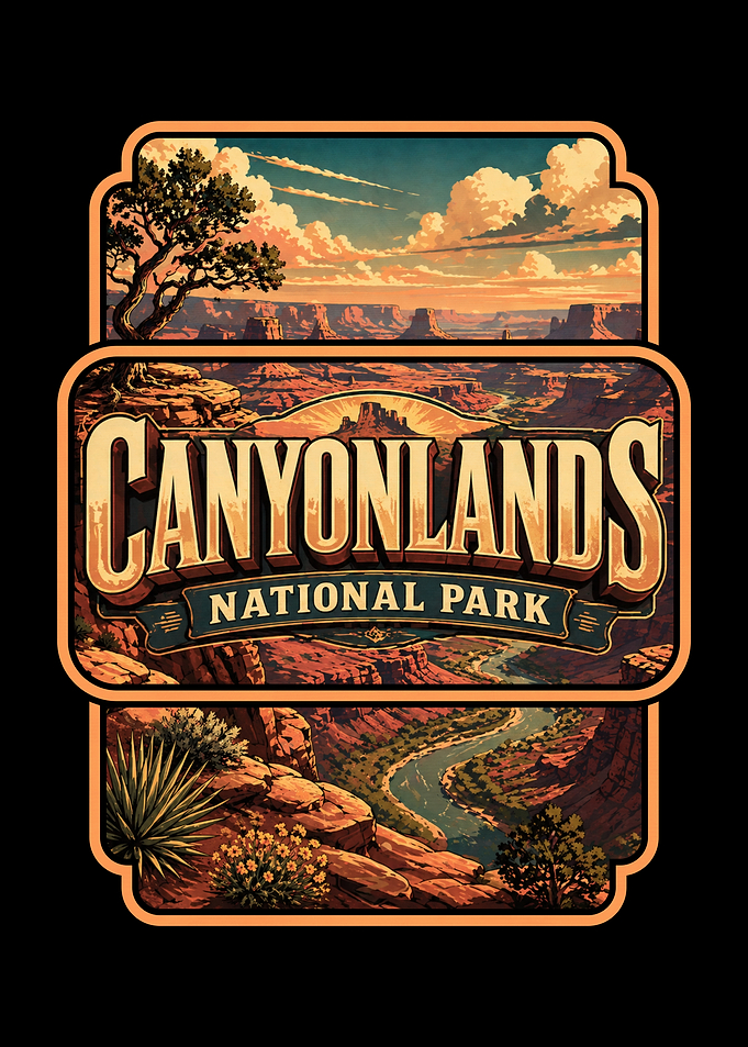 Canyonlands National Park Vintage Poster