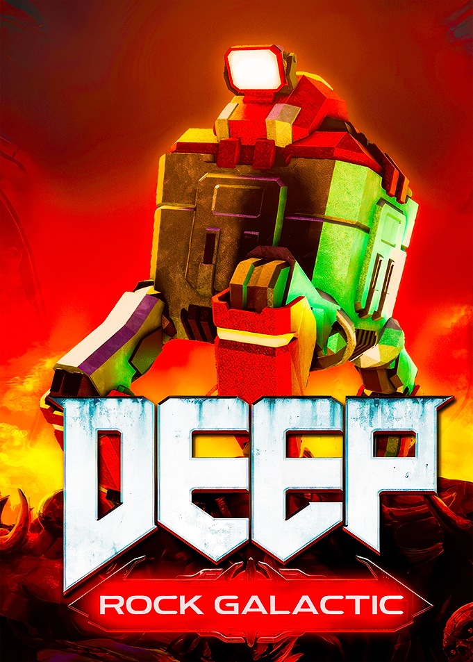 Deep Rock Galactic Robot Poster