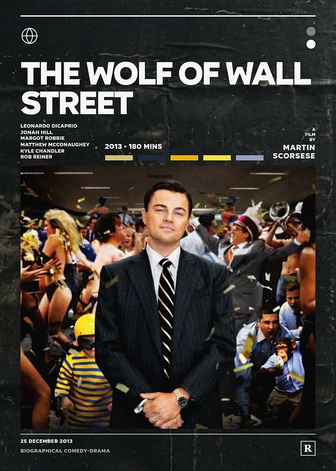 The Wolf of Wall Street Movie Poster