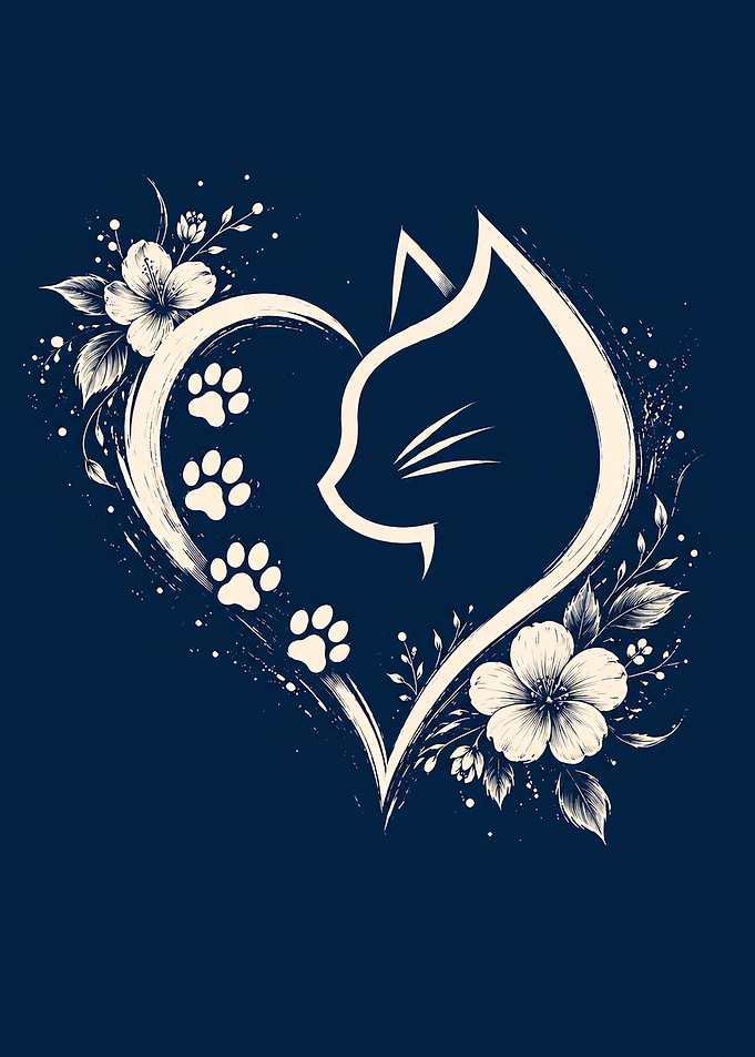 Cat Heart Floral Design