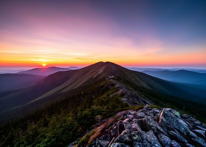 Mountain Ridge Sunrise