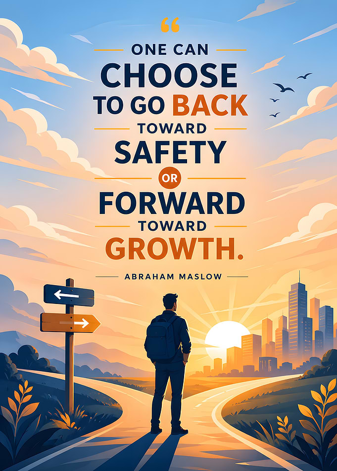 Abraham Maslow Quote on Growth