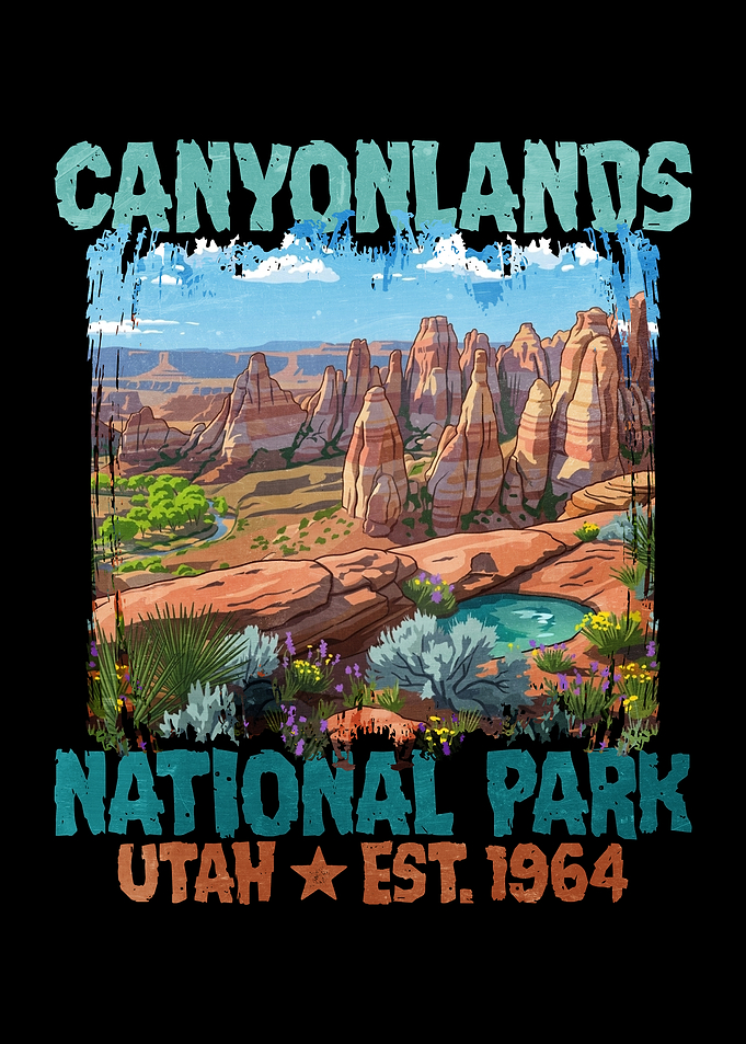 Canyonlands National Park Vintage Poster
