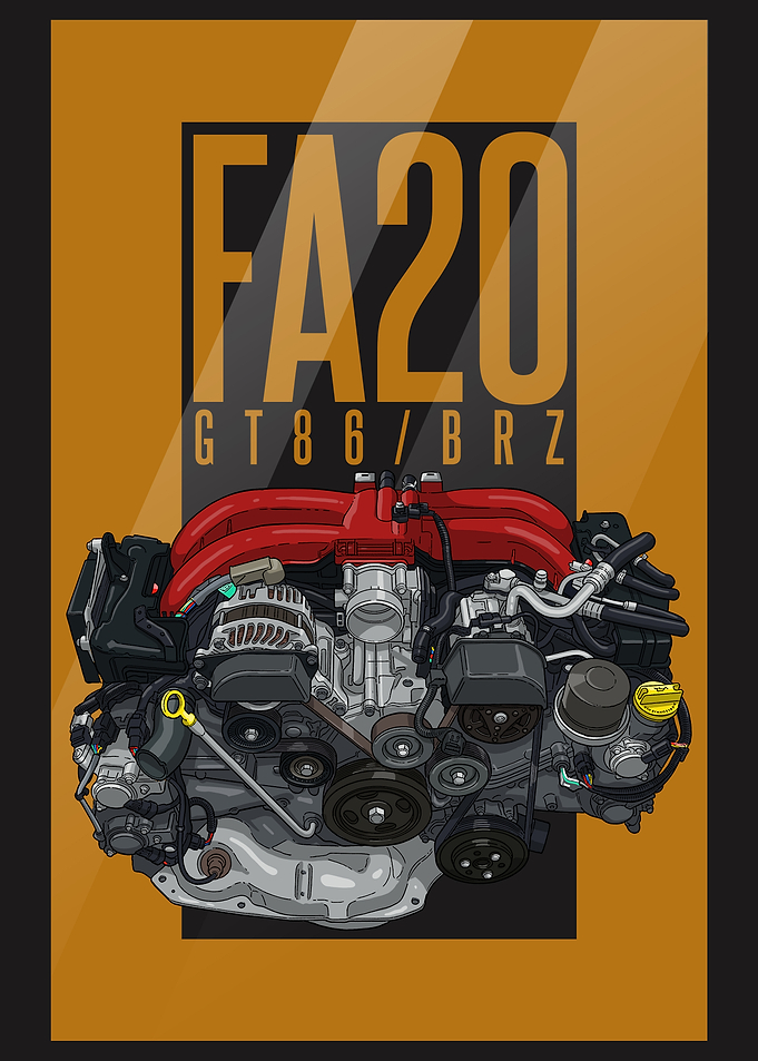 Subaru FA20 Engine GT86 BRZ