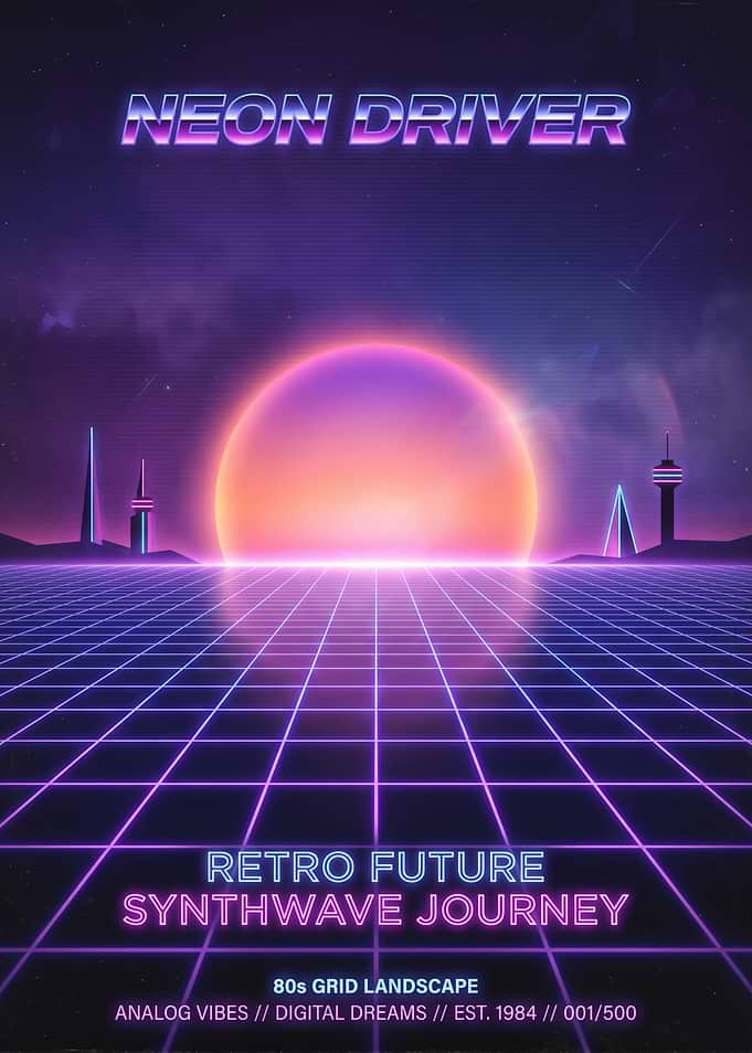 Neon Driver Synthwave Journey