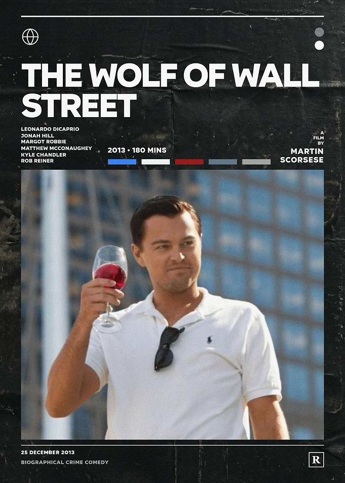 The Wolf of Wall Street Movie Poster