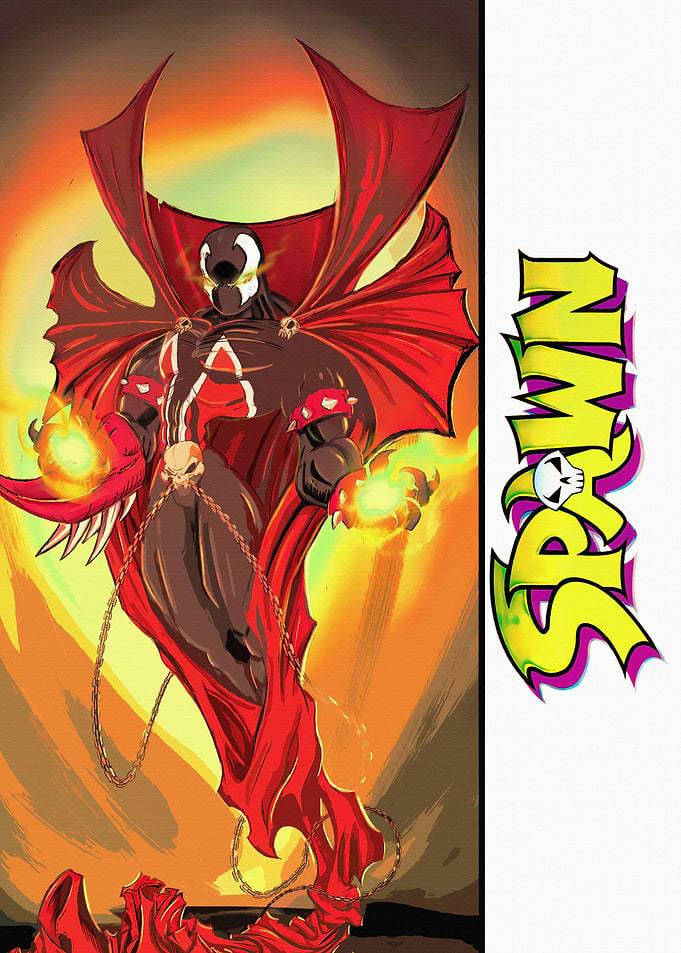 Spawn Comic Book Art