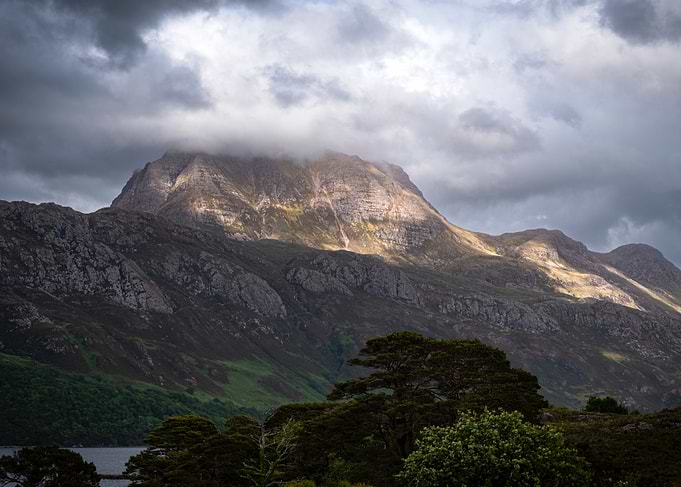 Misty Mountain Landscape