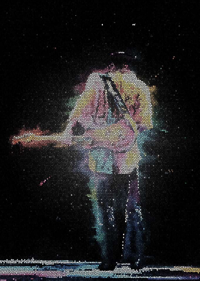Electric Dreams: A Colorful Tribute to Rock Legends