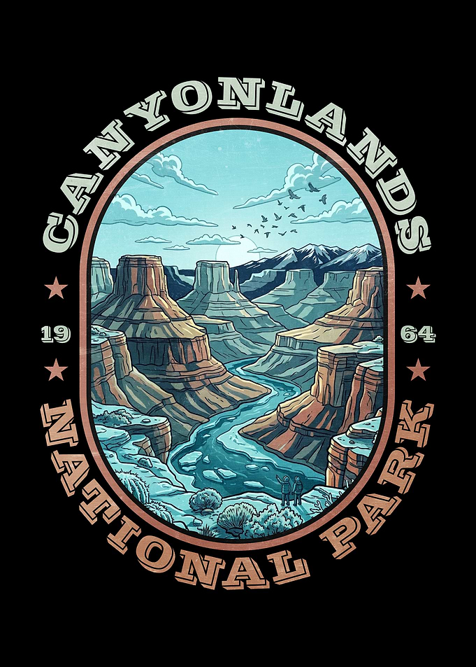 Canyonlands National Park Vintage Poster