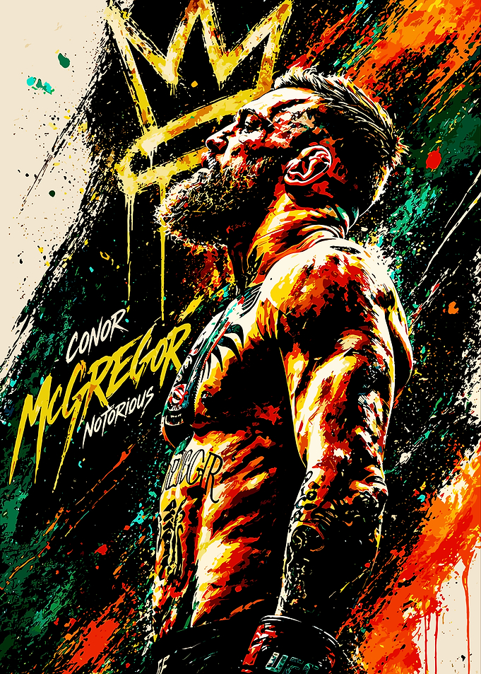Conor McGregor Notorious Pop Art