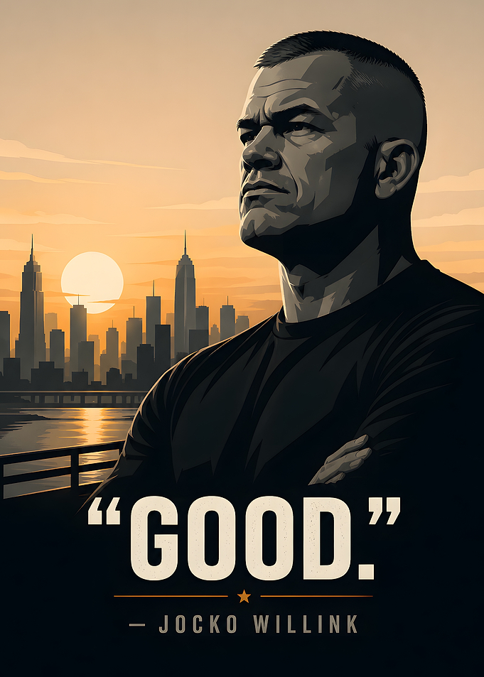 Jocko Willink 'Good' Motivational Poster
