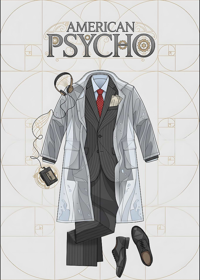 American Psycho Outfit Illustration