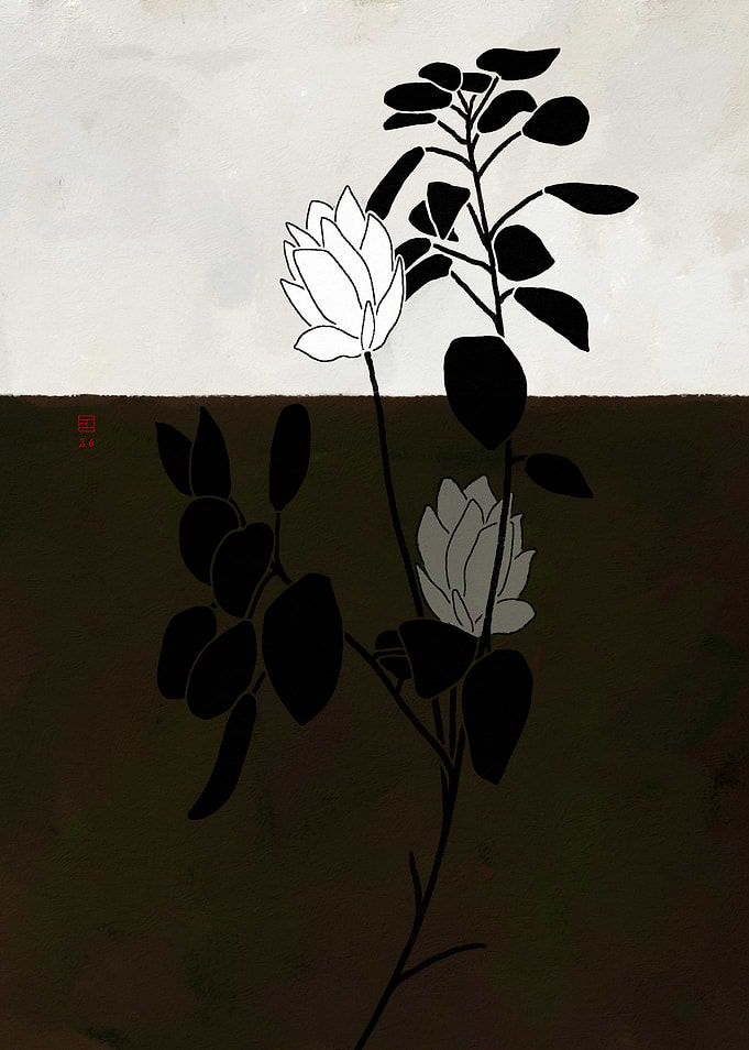 Lotus Flowers and Leaves 928