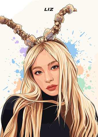 Liz with Antlers