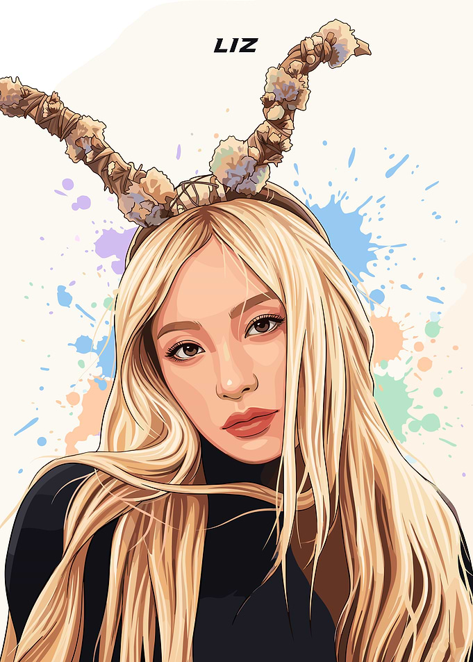 Liz with Antlers