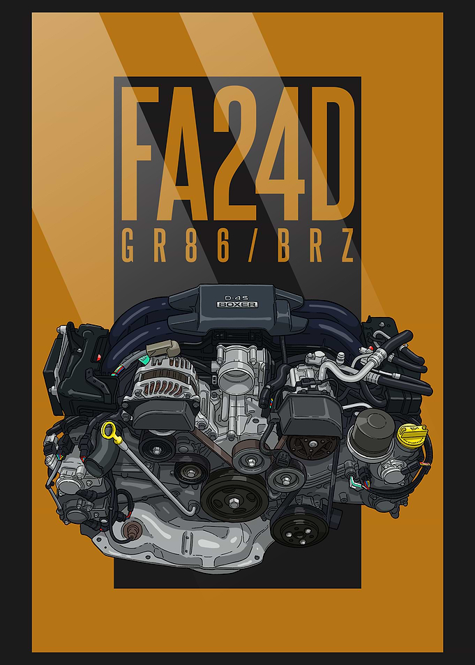 Subaru FA24D Engine GR86 BRZ