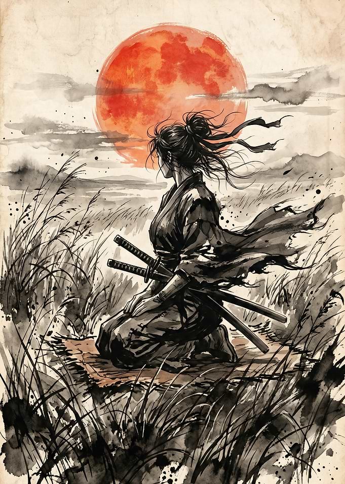 Meditation Under a Blood Moon