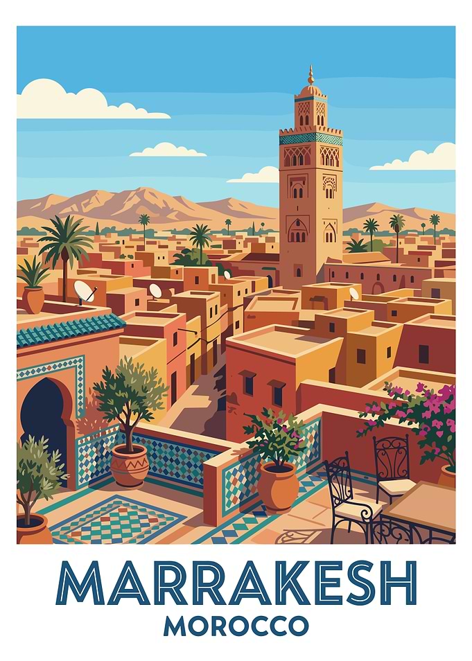 Marrakesh Morocco Cityscape