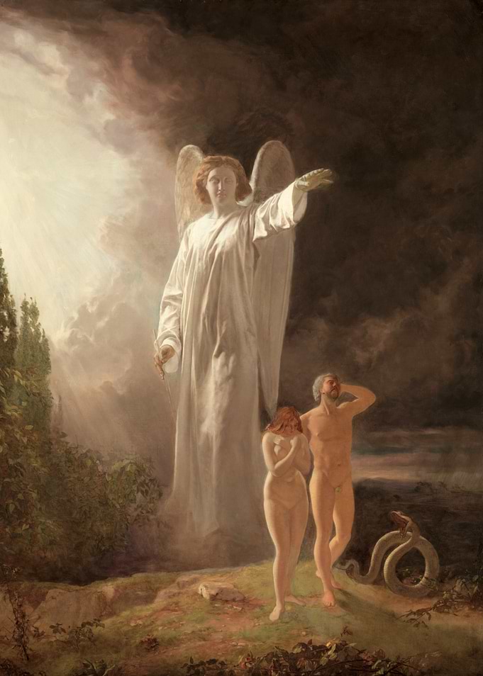 Expulsion of Adam and Eve – John Faed
