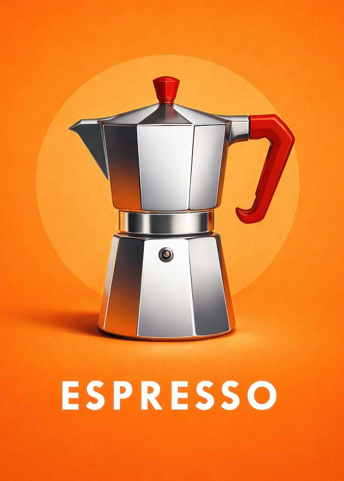 Espresso Moka Pot - Vintage Italian