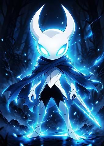 The Knight from Hollow Knight