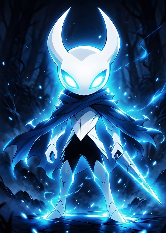 The Knight from Hollow Knight