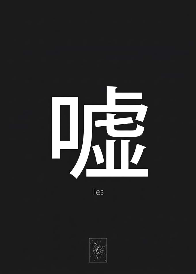 Chinese Character for Lies