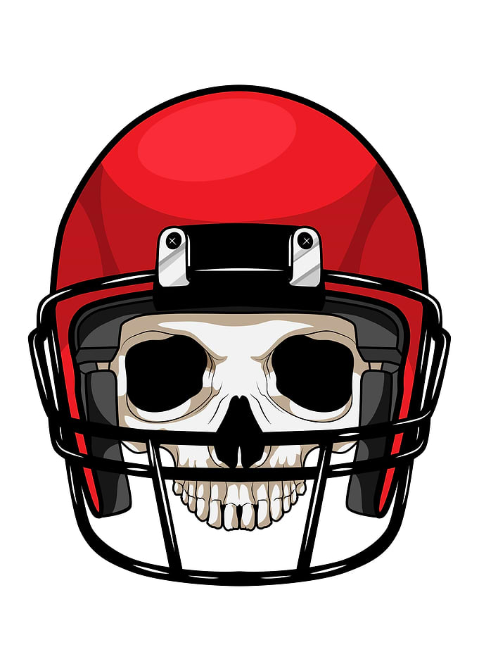 Skull American Football
