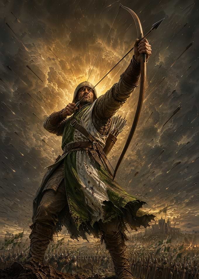 Archer in Battle