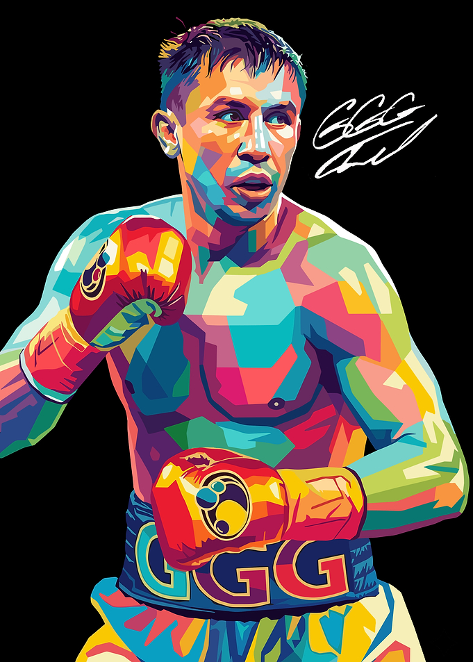 Gennady Golovkin WPAP Boxing Portrait