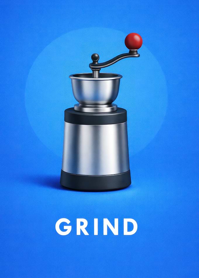 Coffee Grinder - Modern Manual Coffee Art