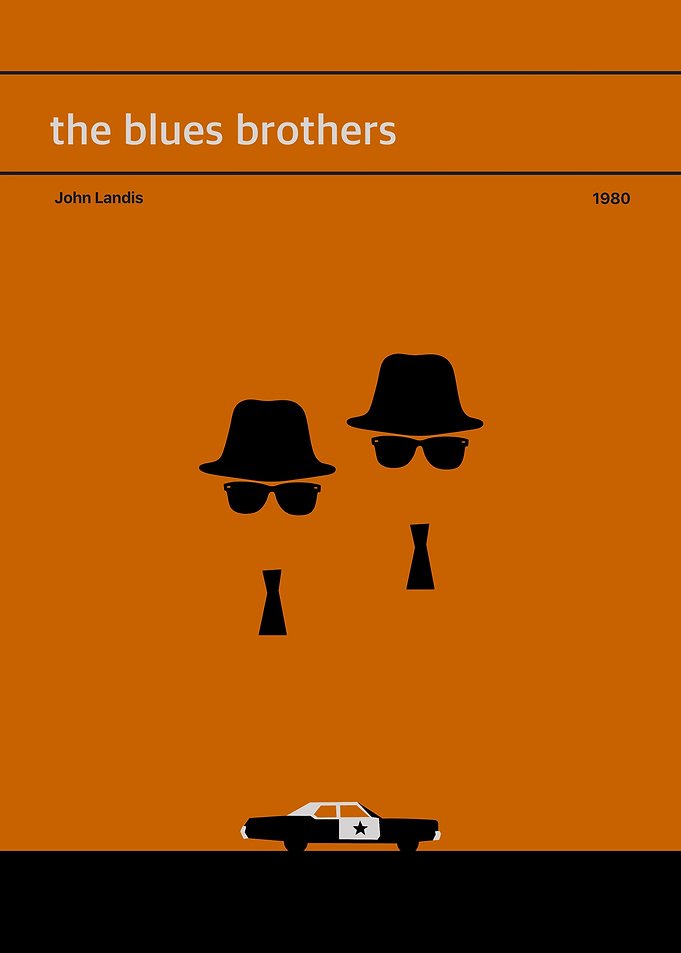 The Blues Brothers Minimalist Poster
