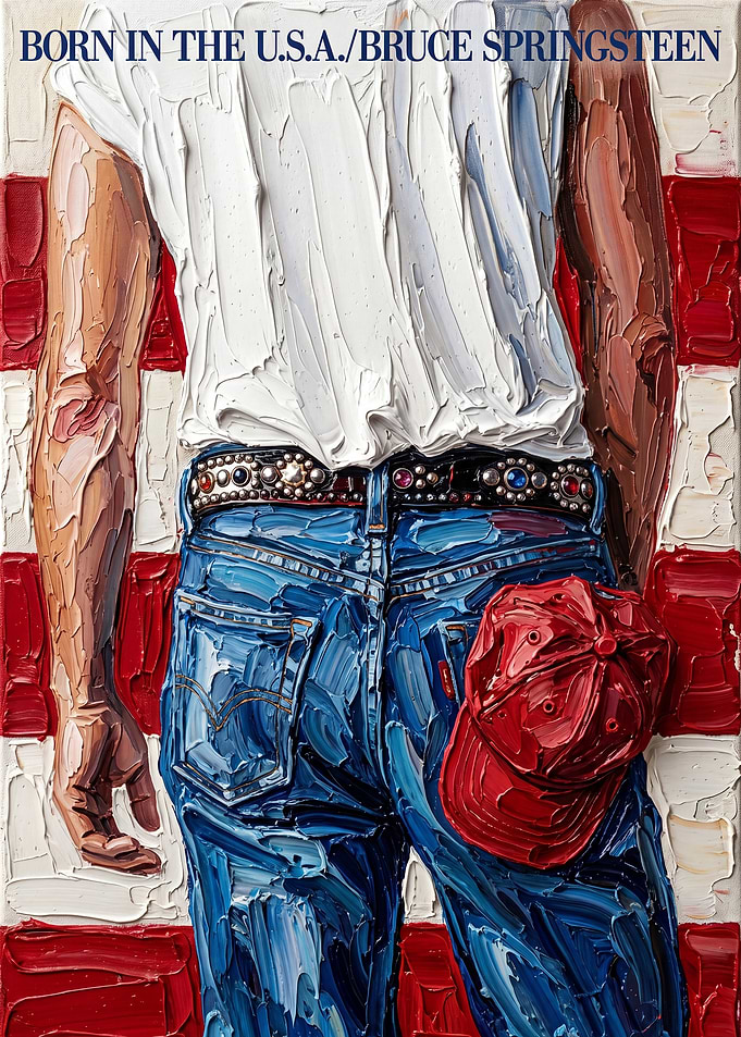Born in the USA Album Cover Art