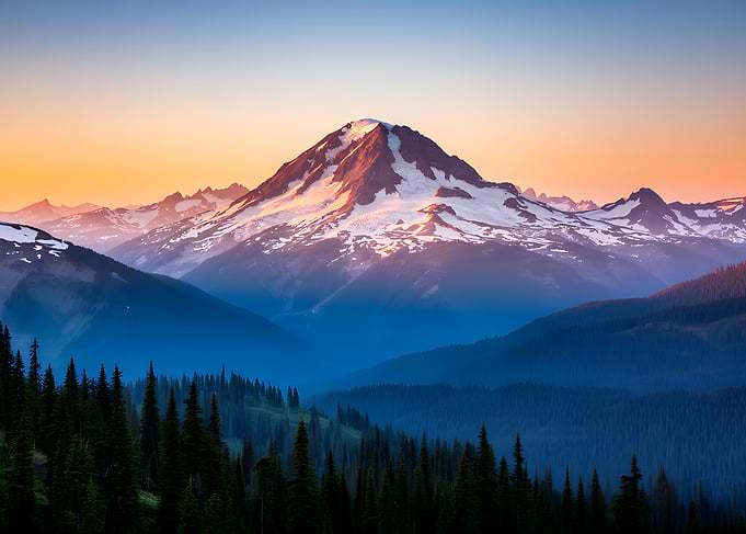 Majestic Mountain Sunrise