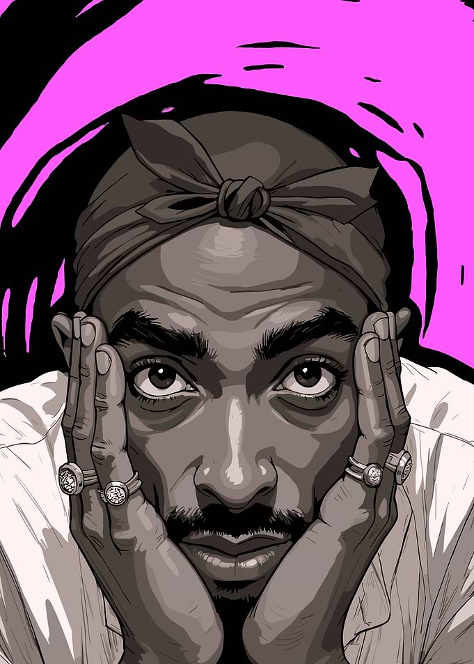 Tupac Shakur Portrait