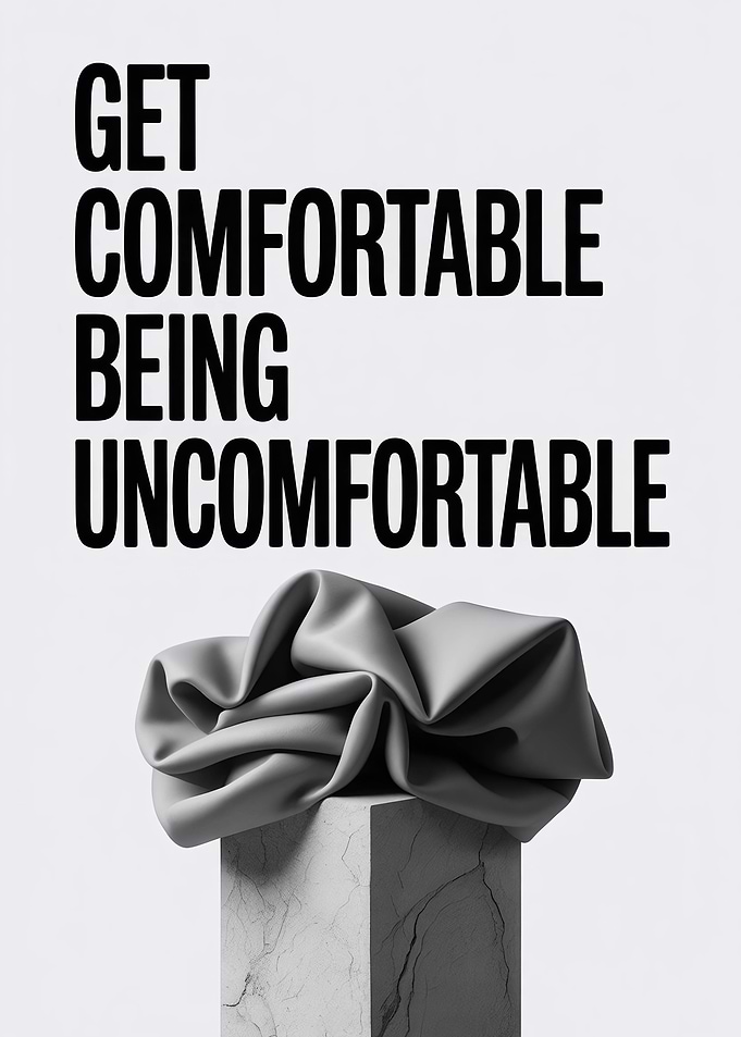 Get Comfortable Being Uncomfortable