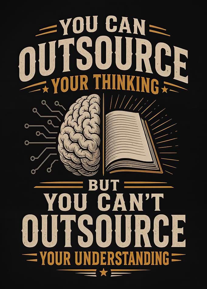 You Can Outsource Your Thinking But Not Understanding