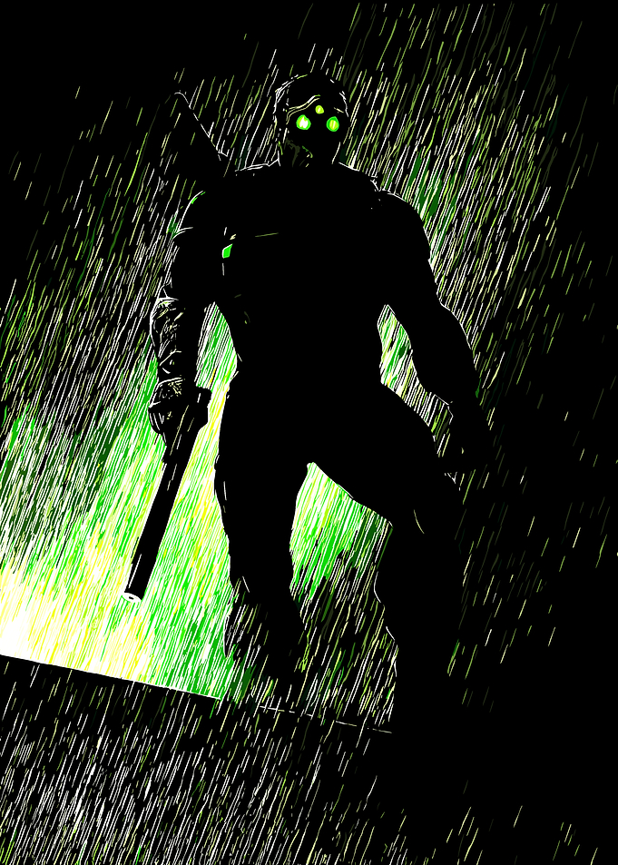 Sam Fisher in the Rain