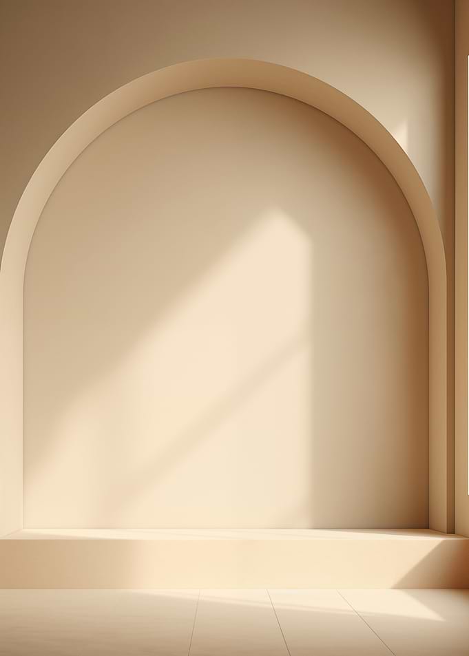 Soft Light in Calm Minimal Space — Soft Geometry No. 07