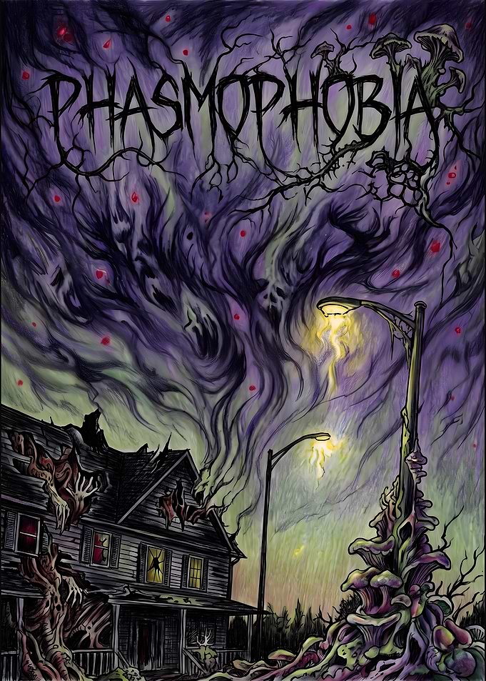 Phasmophobia Horror House Artwork